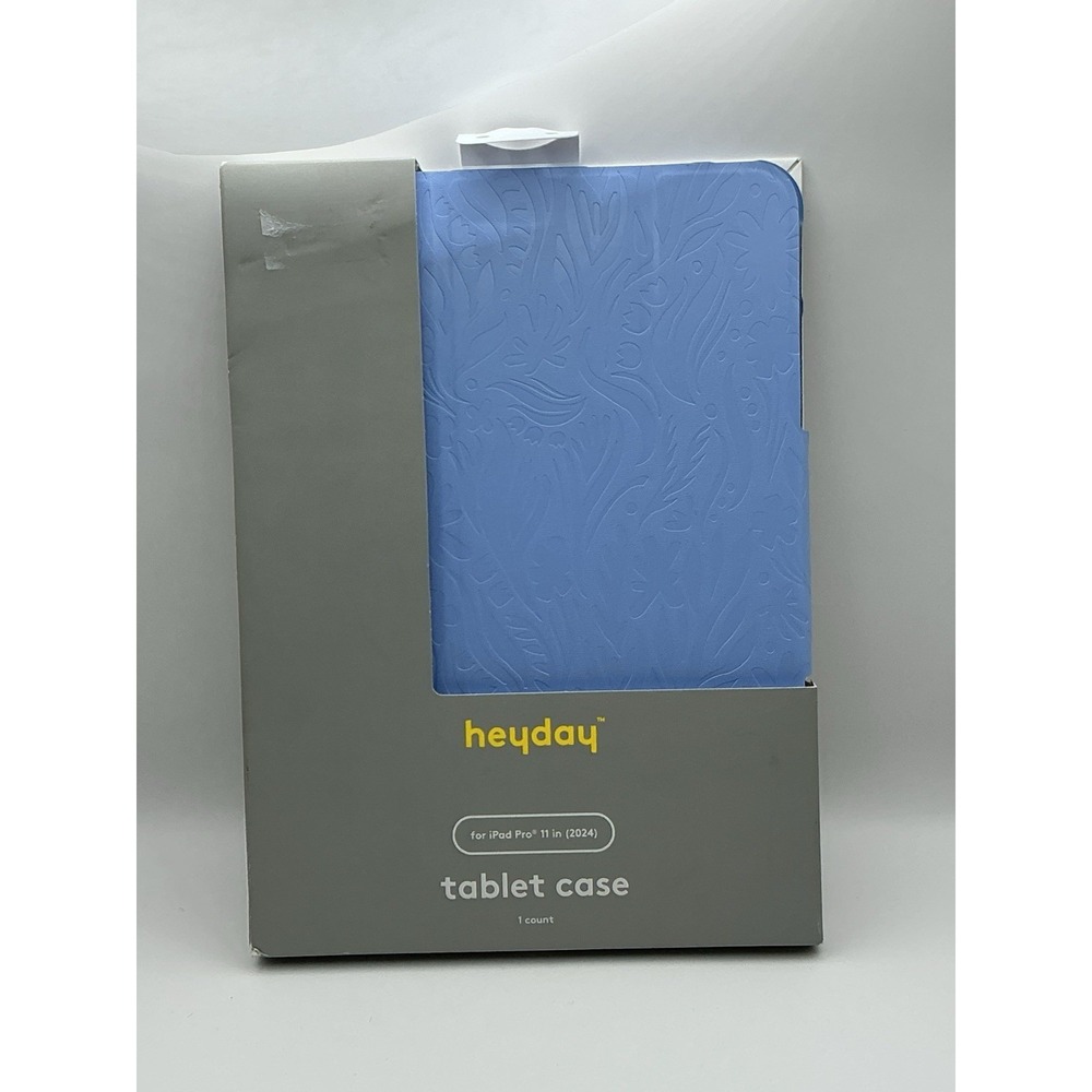 Heyday iPad Pro 11 Case 2024 Tablet Cover Blue Protective Case